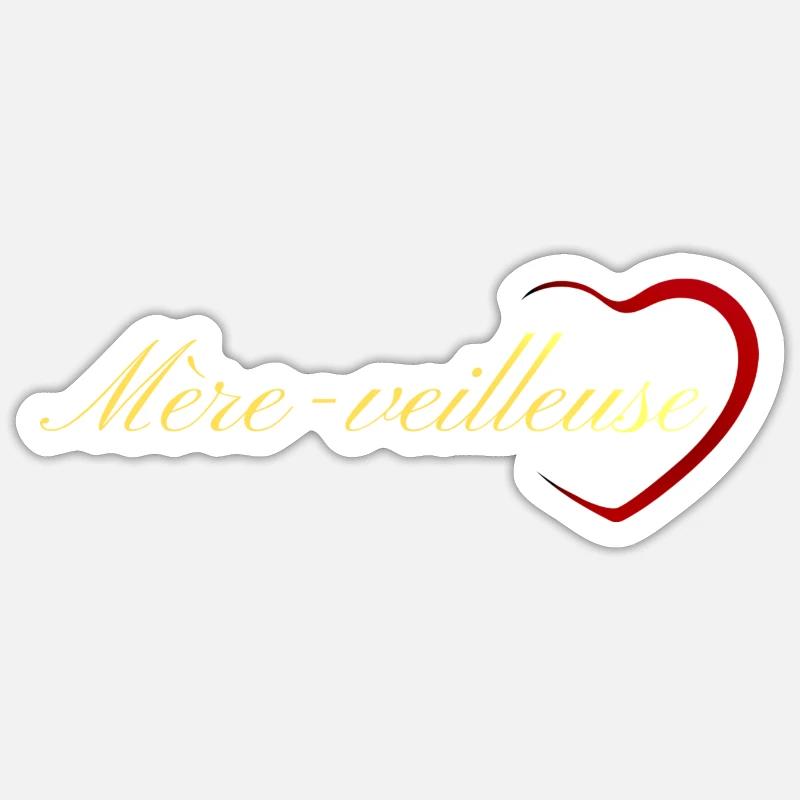 Mère veilleuse Sticker taille S (10 x 10 cm)