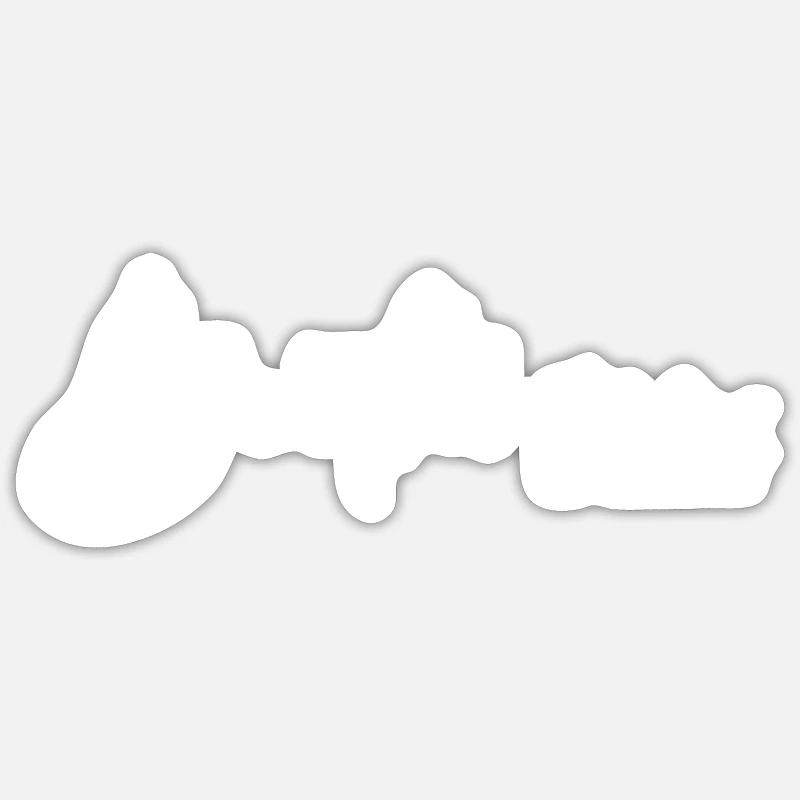 Beethoven - Sticker Größe S (10 x 10 cm) - Mattweiß