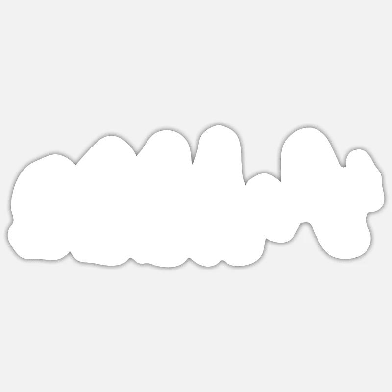 Plaisir de voler dans l’airplain évolutionnaire Sticker taille S (10 x 10 cm)