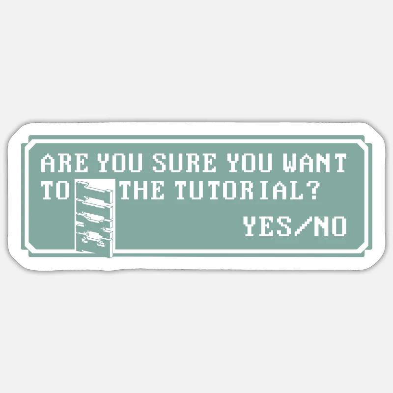 TUTORIEL - Sticker taille S (10 x 10 cm) - blanc mat