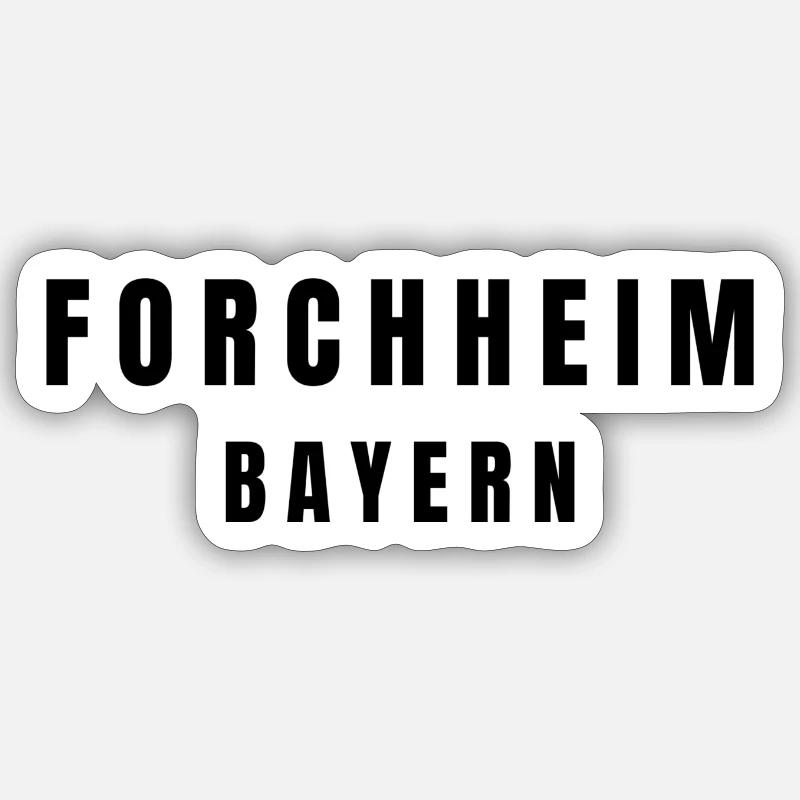 Forchheim (Baviera) Sticker formato S (10 x 10 cm)