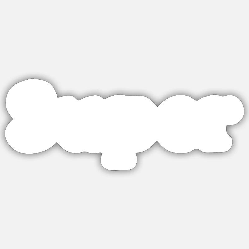 Super - Sticker taille S (10 x 10 cm) - blanc mat
