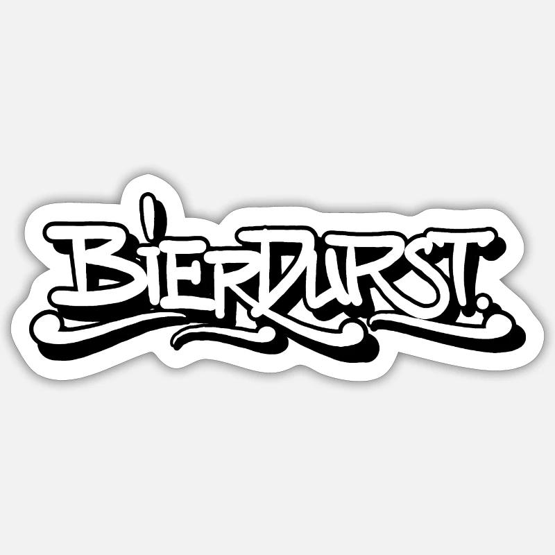 Bierdurst Sticker Größe S (10 x 10 cm)
