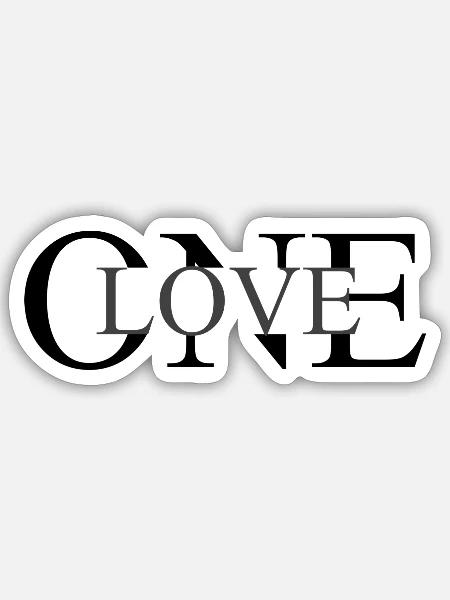 - Sticker Größe S (10 x 10 cm) - Mattweiß