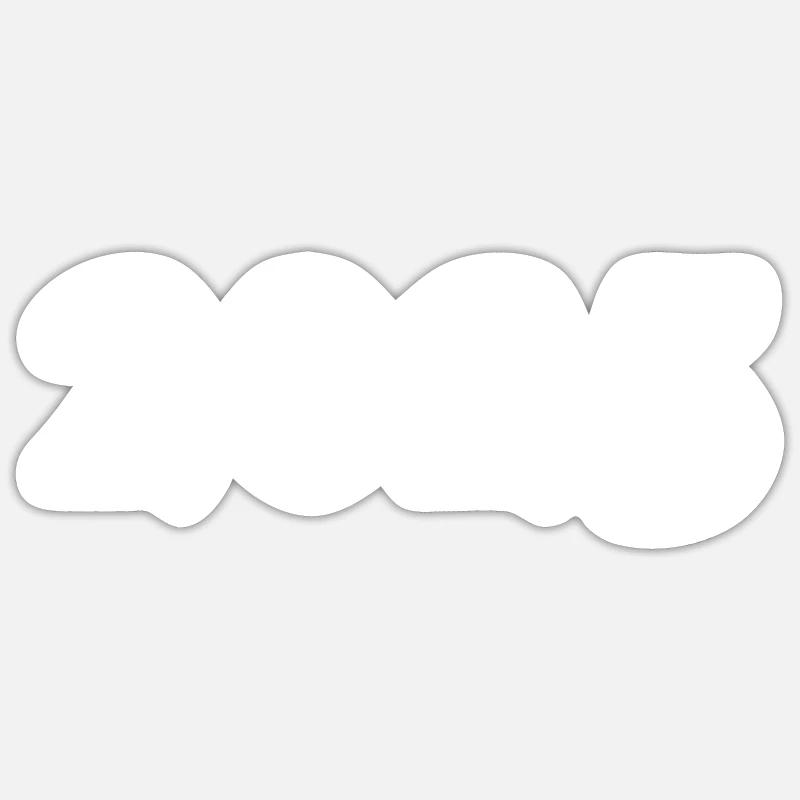 2025 - Sticker taille S (10 x 10 cm) - blanc mat