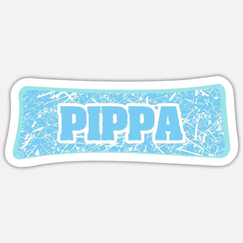 Pippa - Sticker size S (10 x 10 cm) - white matte