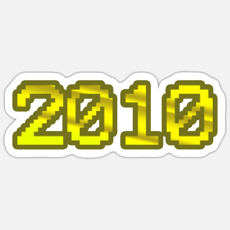 Nerd 2010 - Sticker size S (10 x 10 cm) - white matte