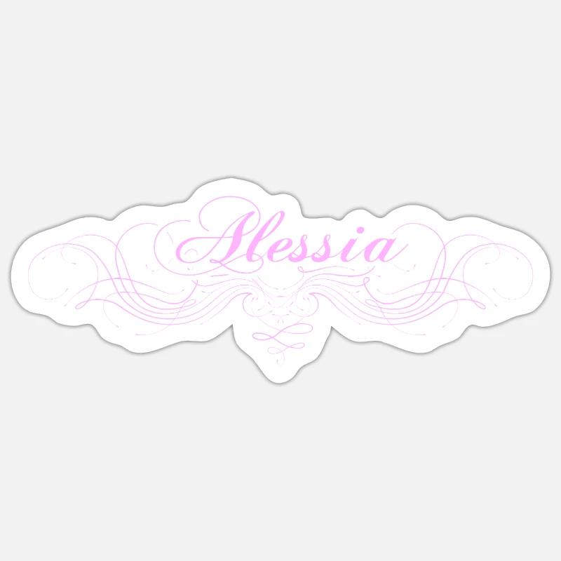 Alessia Sticker size S (10 x 10 cm)
