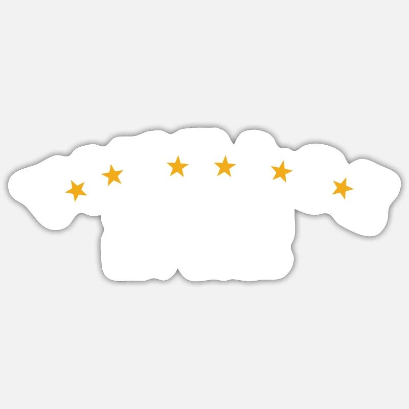 L'annata è il 2026 - Sticker formato S (10 x 10 cm) - bianco opaco