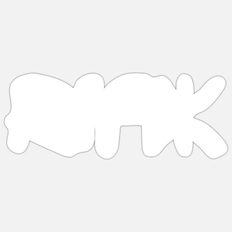 Rif - Sticker Größe S (10 x 10 cm) - Mattweiß