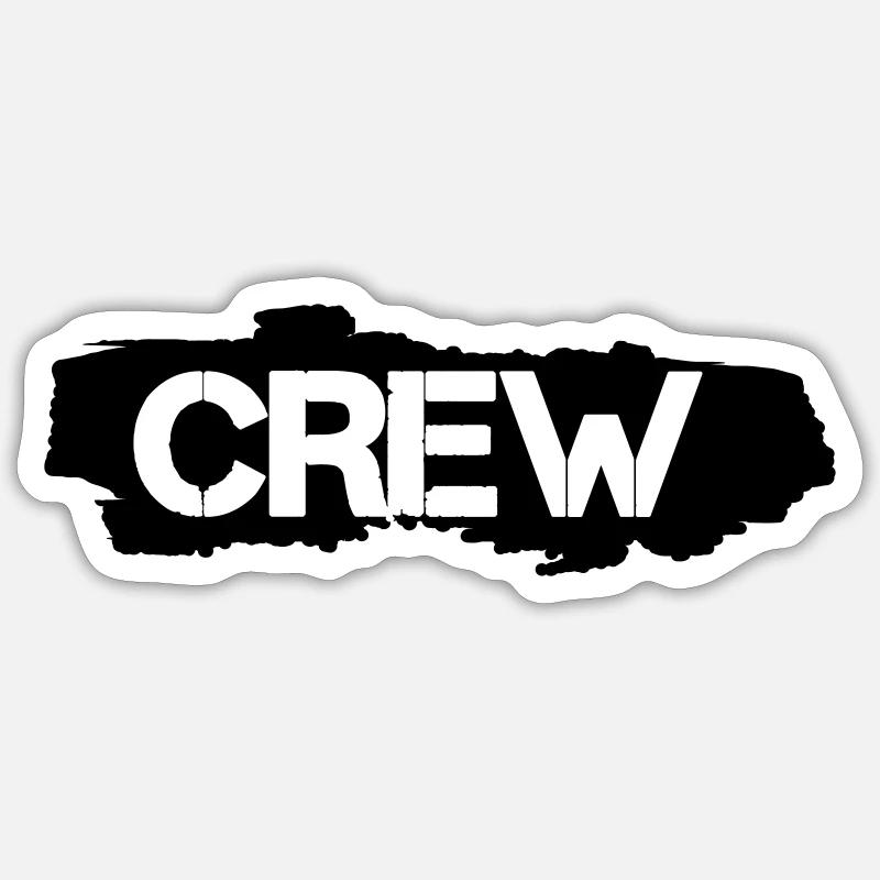 crew Sticker size S (10 x 10 cm)