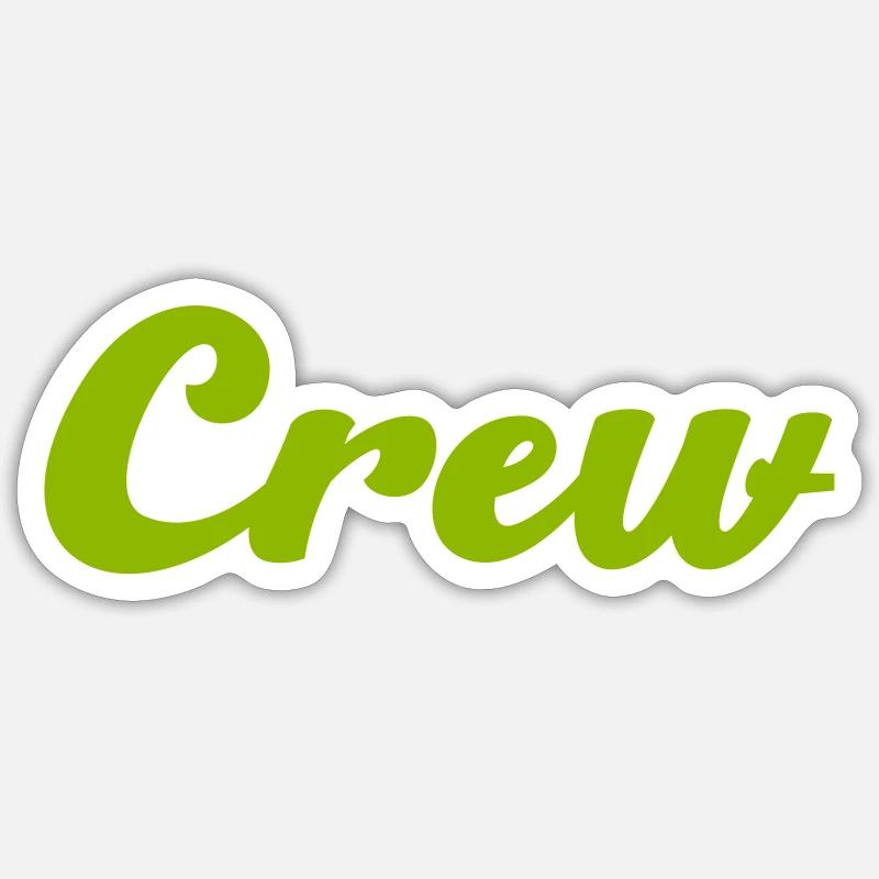 crew Sticker size S (10 x 10 cm)