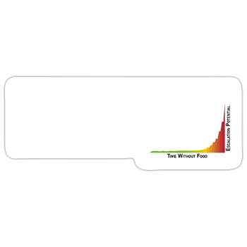 Hangry - Sticker Größe S (10 x 10 cm) - Mattweiß - Vorne