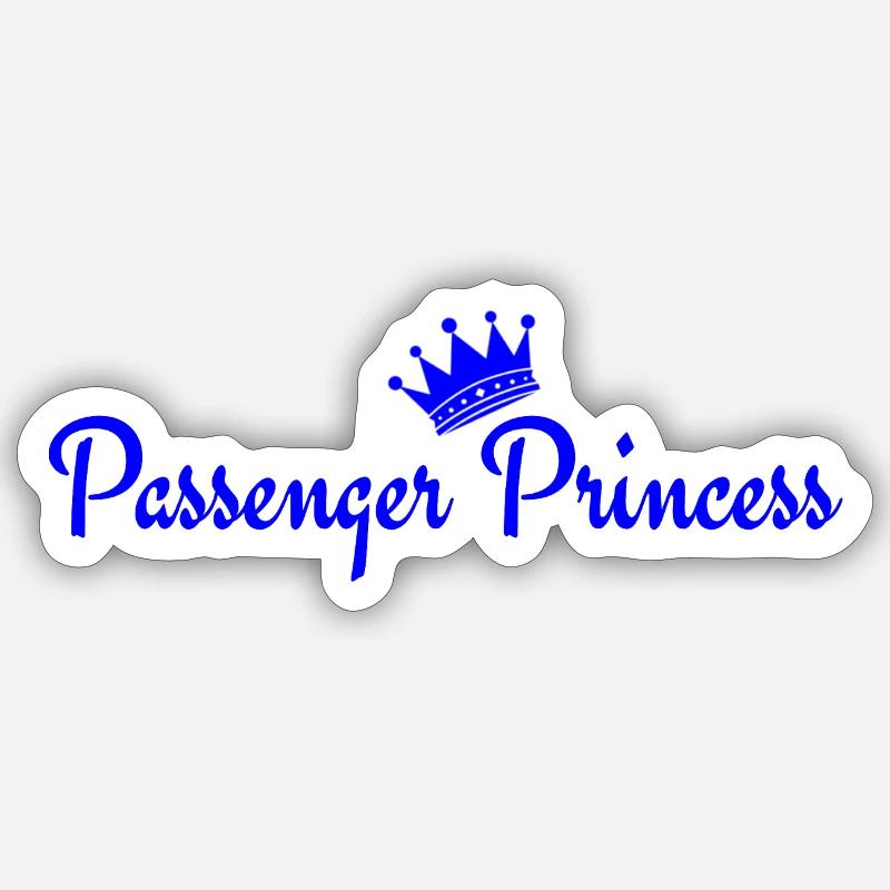 Passenger - Sticker size S (10 x 10 cm) - white matte