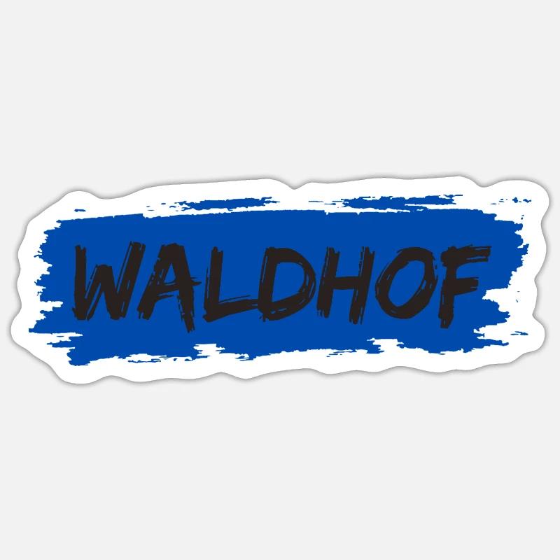 Waldhof - Sticker size S (10 x 10 cm) - white matte
