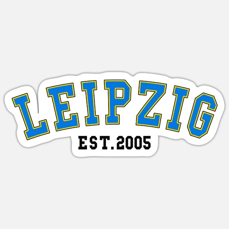 Leipzig Est. 2005 - Sticker Größe S (10 x 10 cm) - Mattweiß