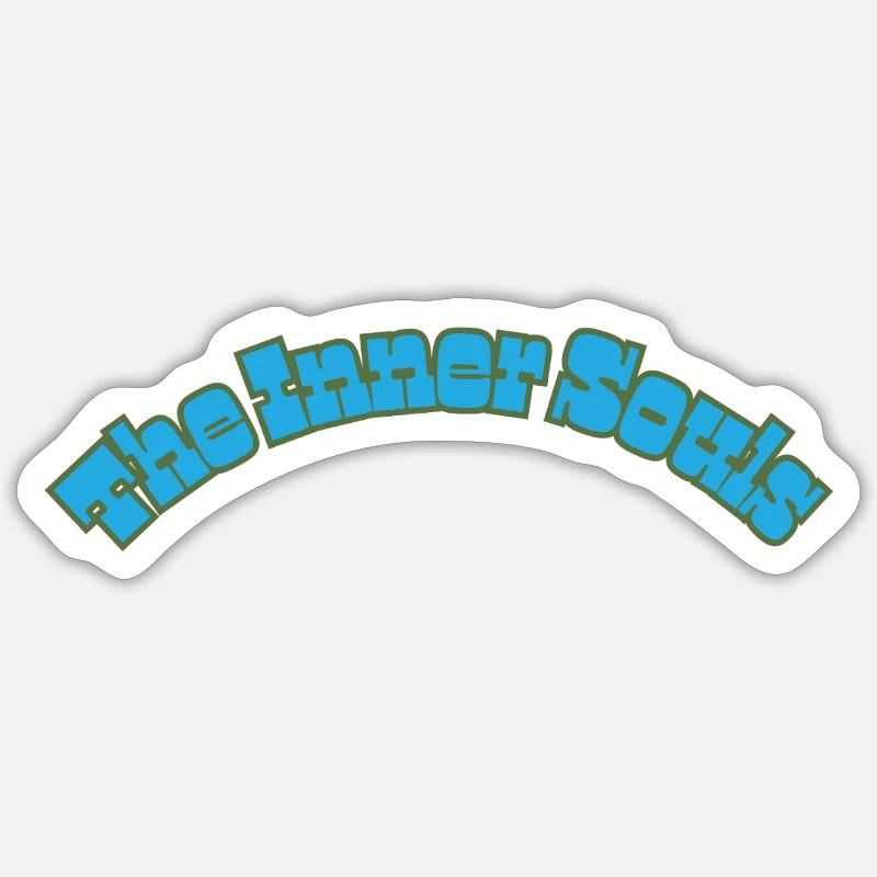 inner_souls - Sticker taille S (10 x 10 cm) - blanc mat