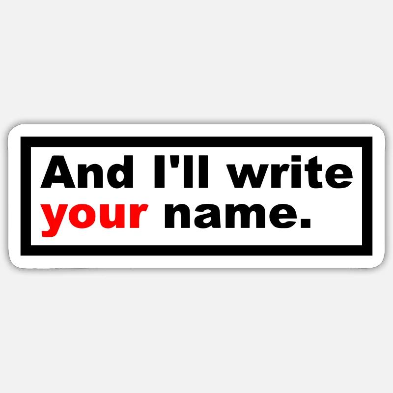 Sticker size S (10 x 10 cm) - 