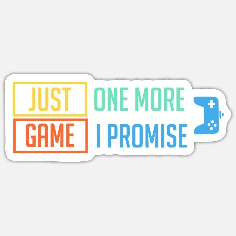Plus qu’un match - Sticker taille S (10 x 10 cm) - blanc mat