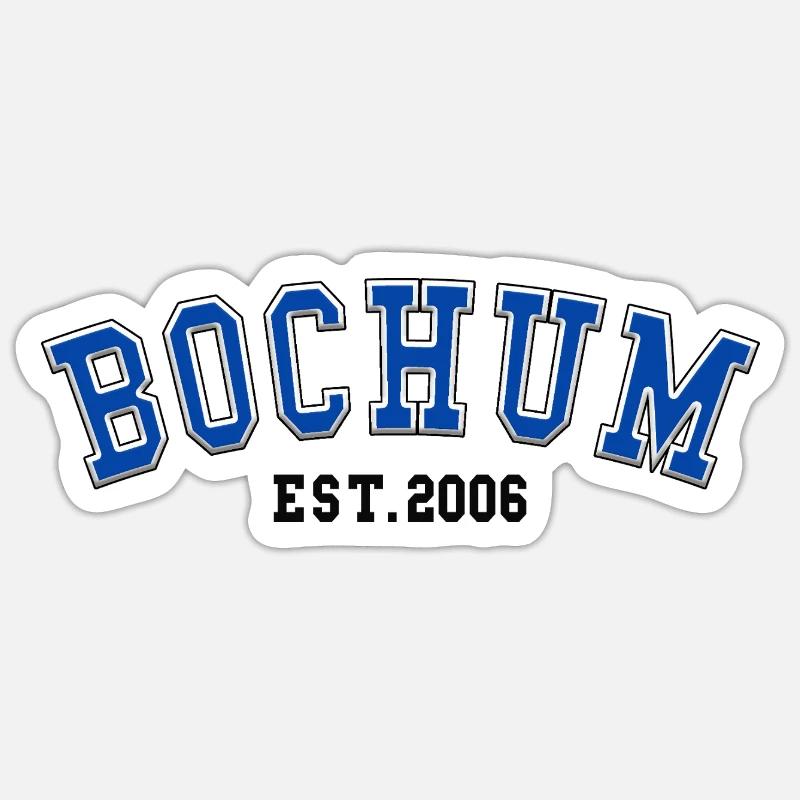 Bochum Est. 2006 - Sticker size S (10 x 10 cm) - white matte