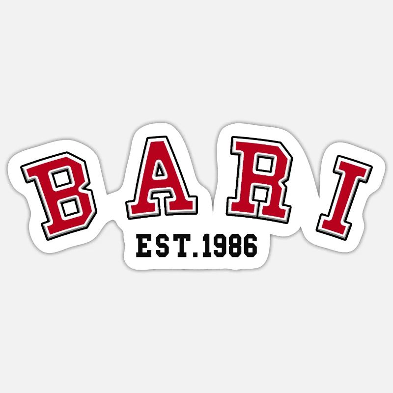 Bari Gründung 1986 - Sticker Größe S (10 x 10 cm) - Mattweiß