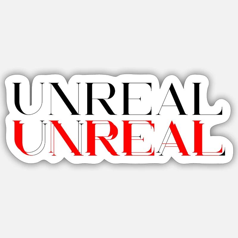 Incroyable - Sticker taille S (10 x 10 cm) - blanc mat