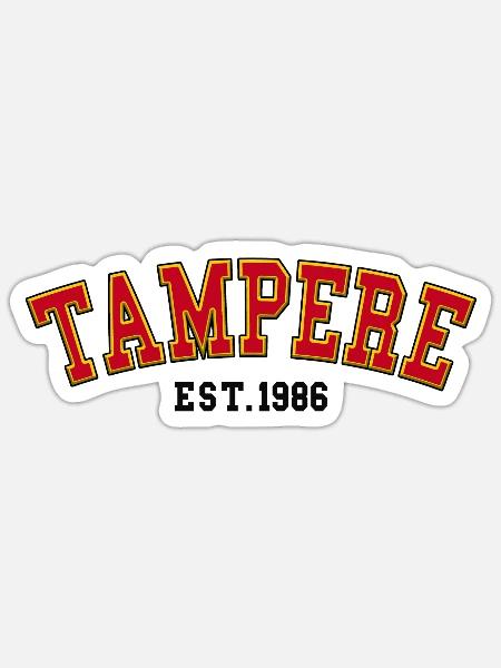 Stampfer gegründet 1986 - Sticker Größe S (10 x 10 cm) - Mattweiß