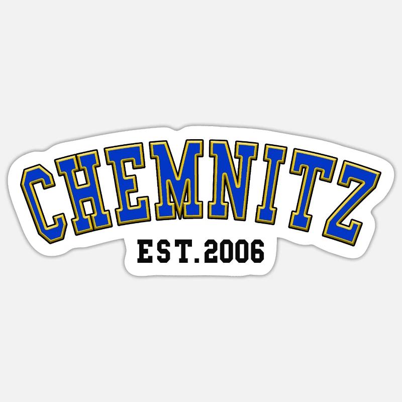 Chemnitz Est. 2006 - Sticker size S (10 x 10 cm) - white matte