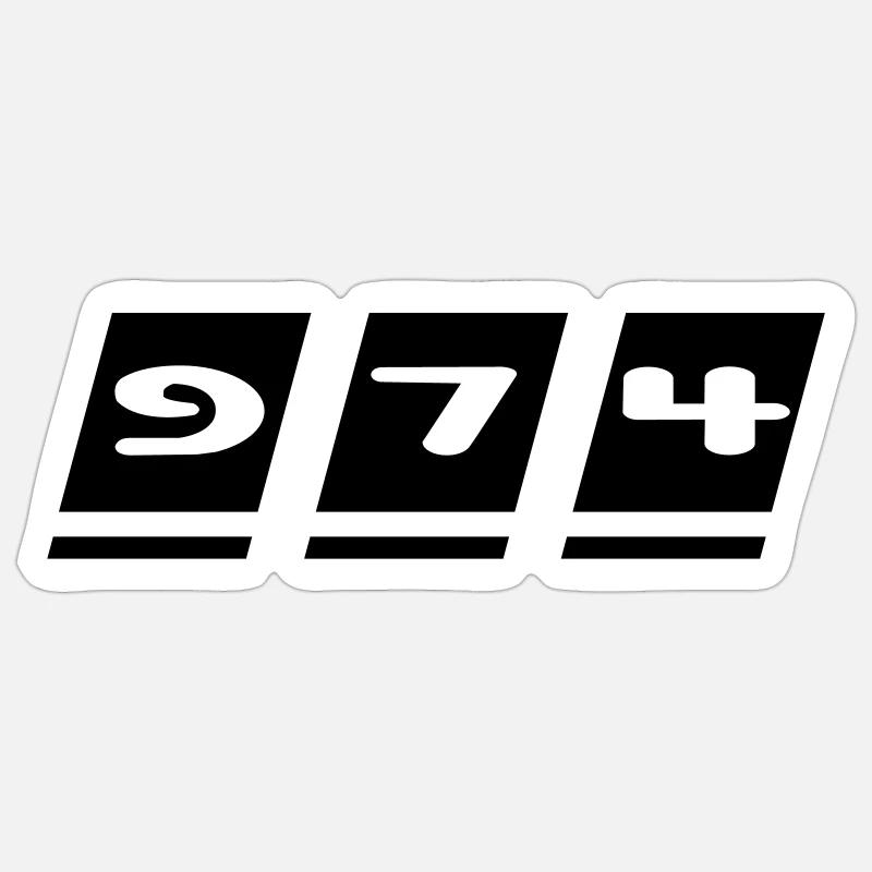 Sticker taille S (10 x 10 cm) - 