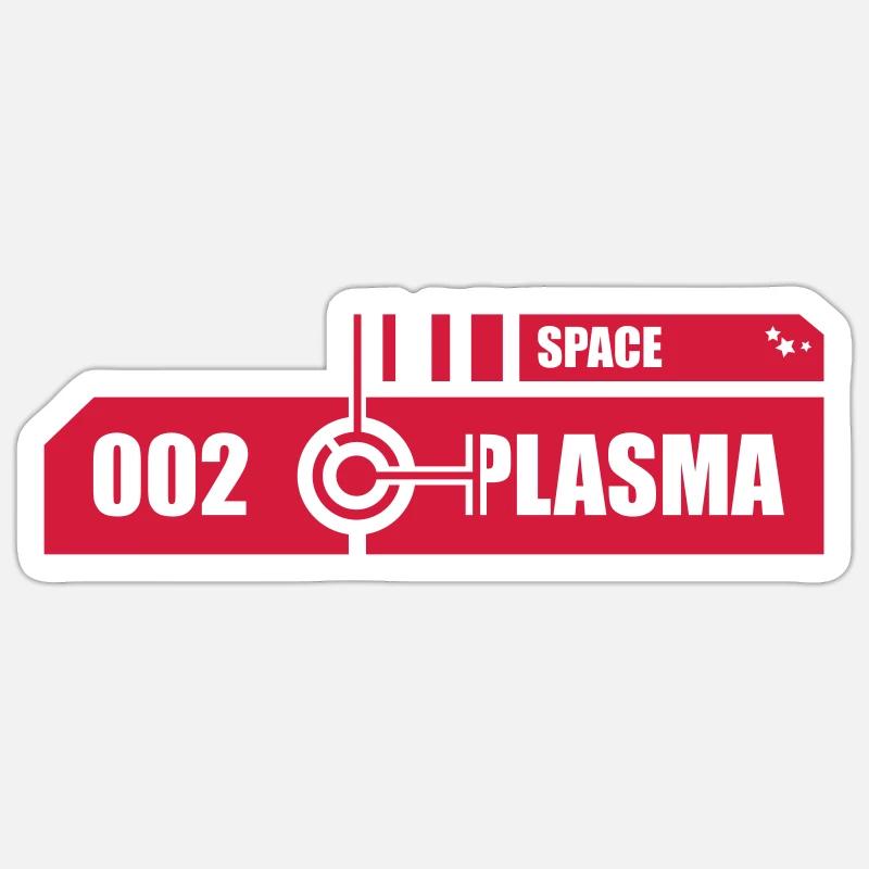 Space Plasma Sticker size S (10 x 10 cm)