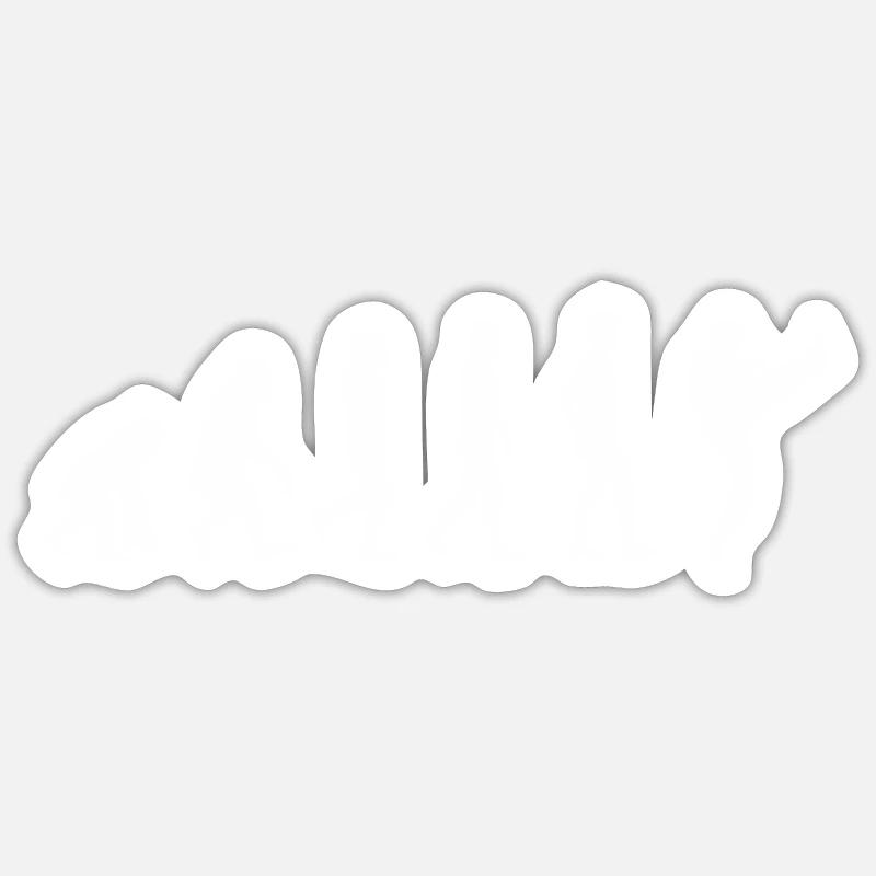 Evolution Karate - Sticker taille S (10 x 10 cm) - blanc mat