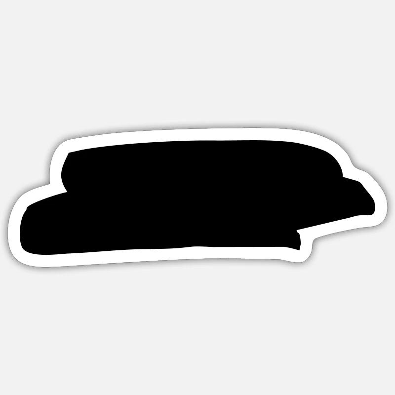 Gekritzel Hintergrund Form - Sticker Größe S (10 x 10 cm) - Mattweiß