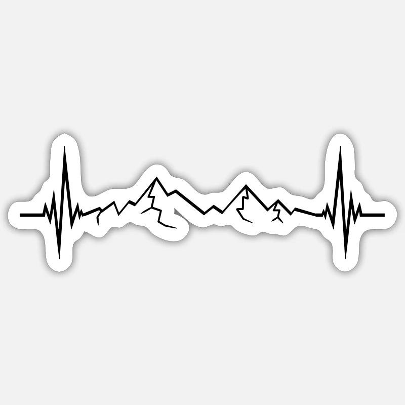 Fréquence cardiaque pulse éruption Sticker taille S (10 x 10 cm)