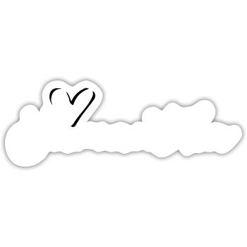 Nom de Samantha Prénom - Sticker taille S (10 x 10 cm) - blanc mat - Devant