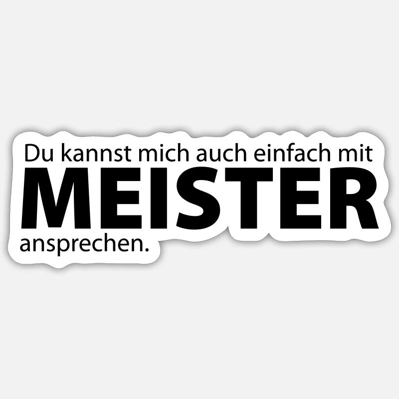 respond with Master Sticker size S (10 x 10 cm)