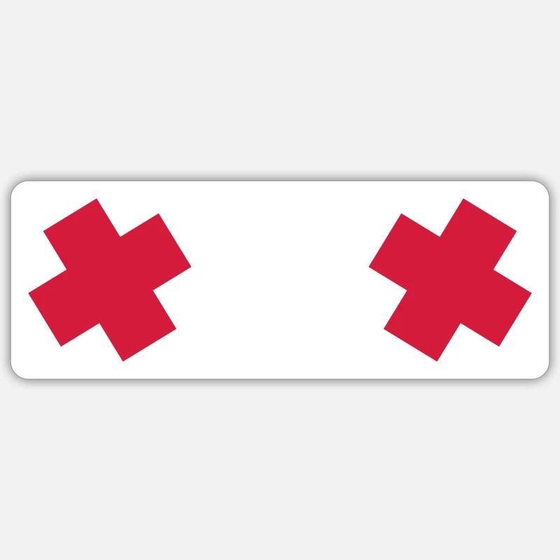 Boobs - Sticker size S (10 x 10 cm) - white matte