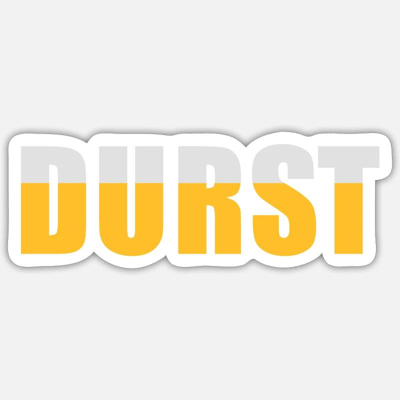 Durst (b) Sticker Größe S (10 x 10 cm)