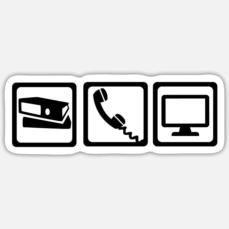 Office Sticker size S (10 x 10 cm)