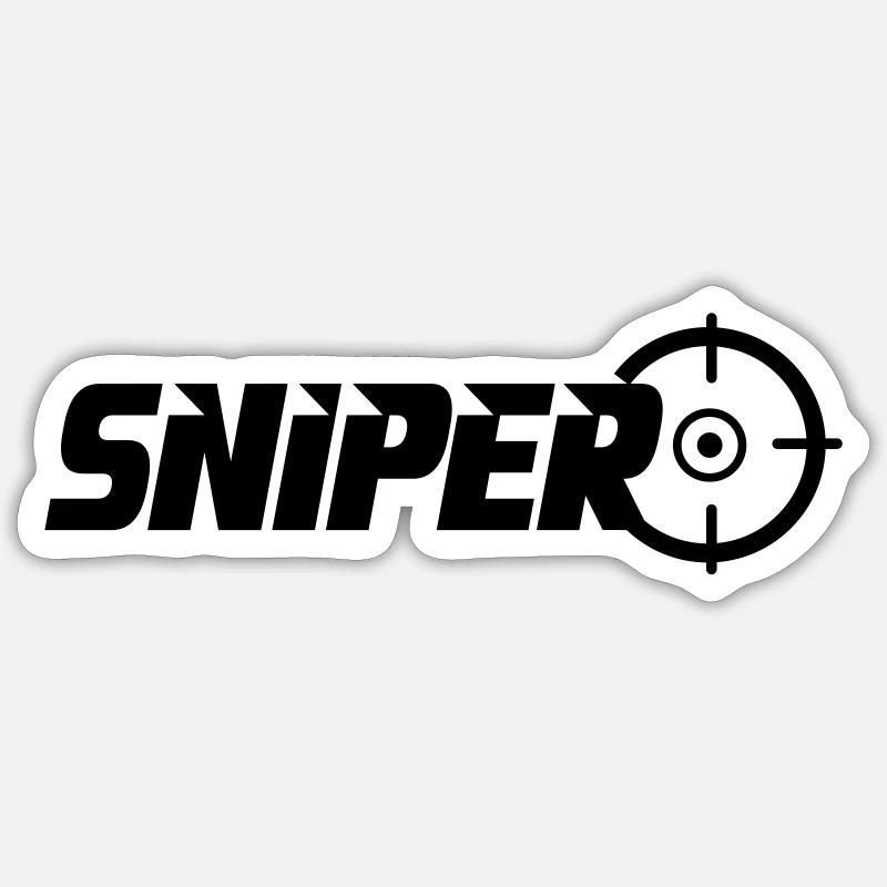 sniper Sticker Größe S (10 x 10 cm)