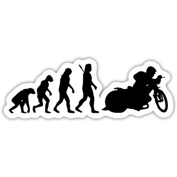 Speedway - Sticker Größe S (10 x 10 cm) - Mattweiß - Vorne