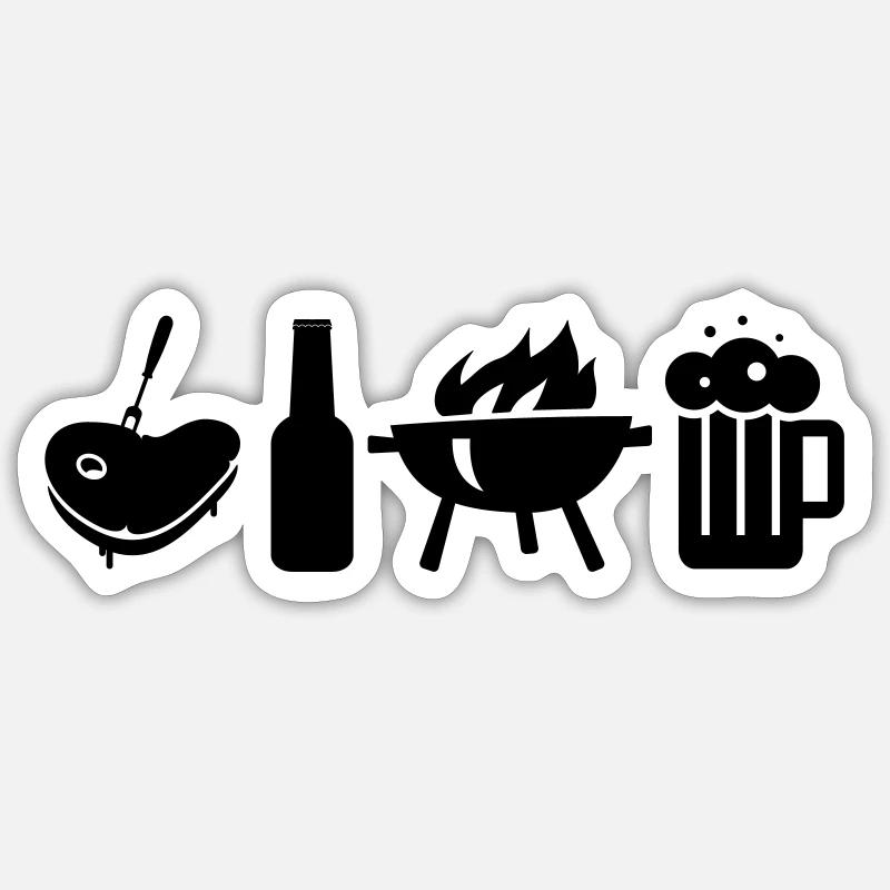 Sticker Größe S (10 x 10 cm) - 