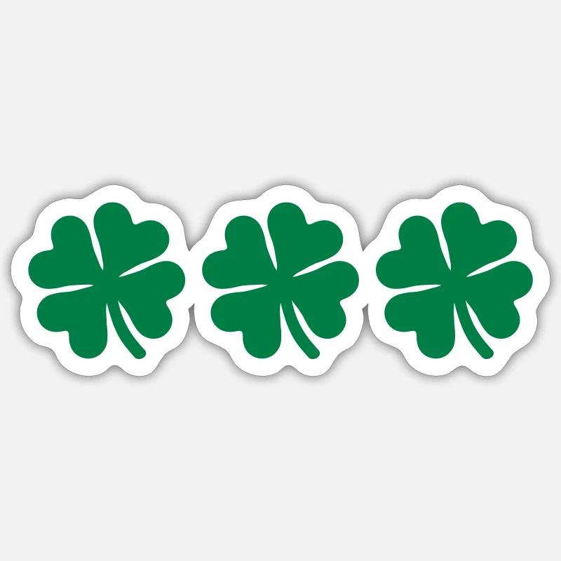 cloverleaf Sticker size S (10 x 10 cm)