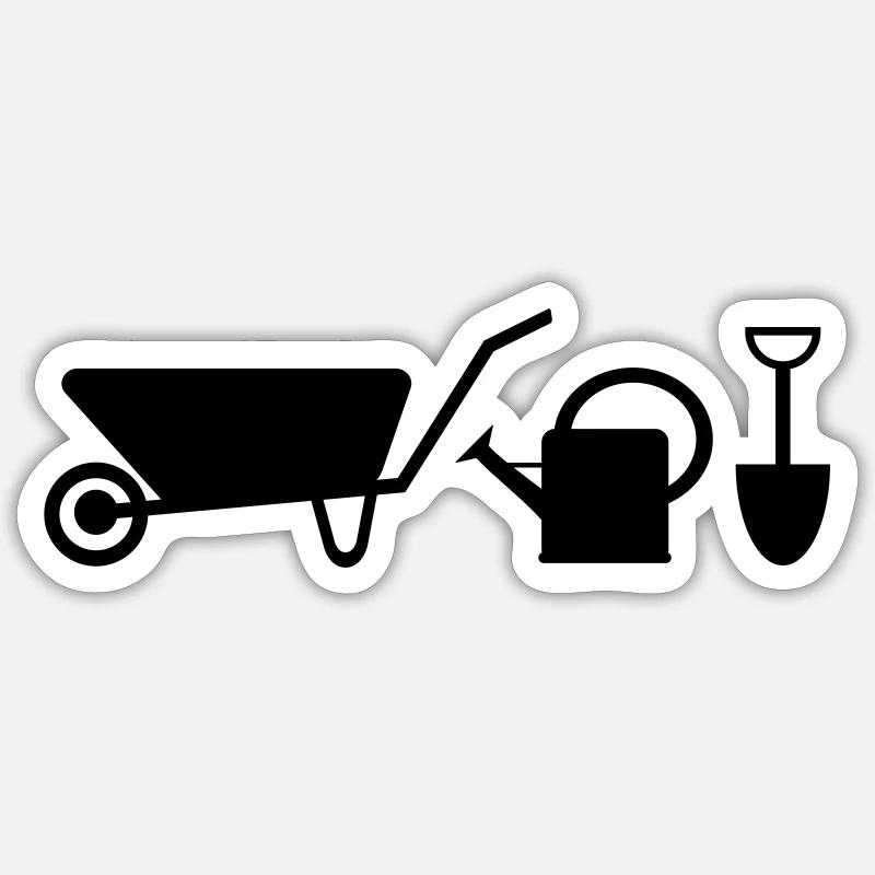 Garten Sticker Größe S (10 x 10 cm)