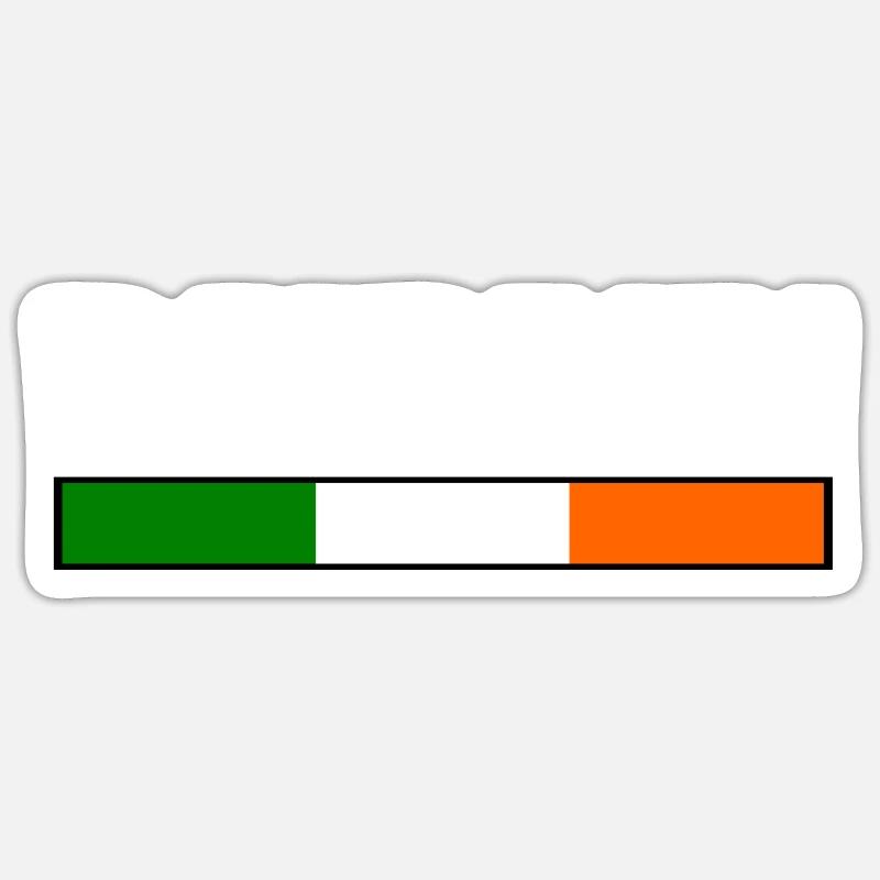 Dublin - Sticker taille S (10 x 10 cm) - blanc mat