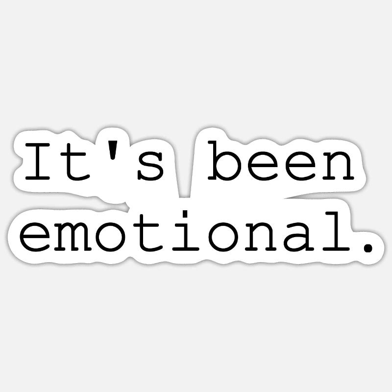 Ça a été émouvant. Sticker taille S (10 x 10 cm)