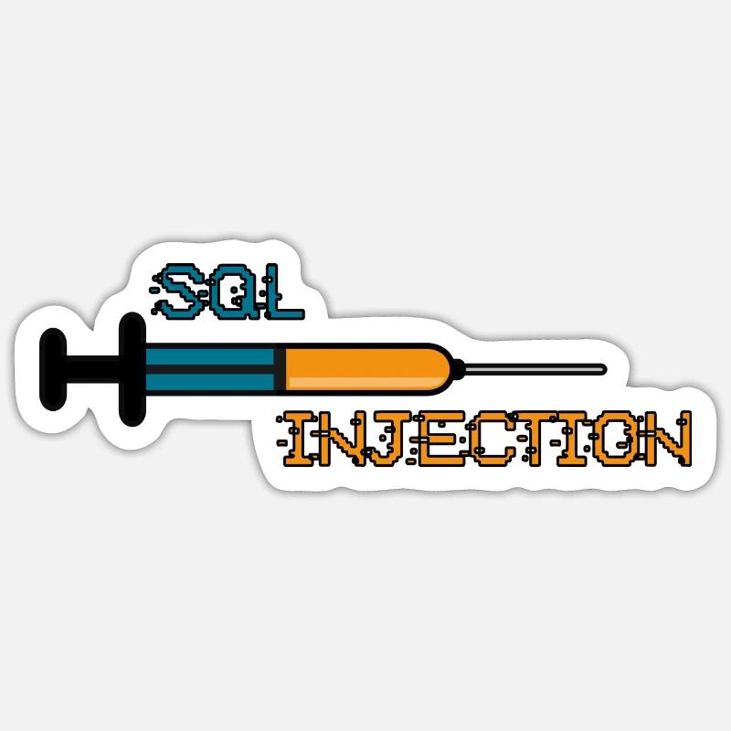 SQL injection Sticker size S (10 x 10 cm)