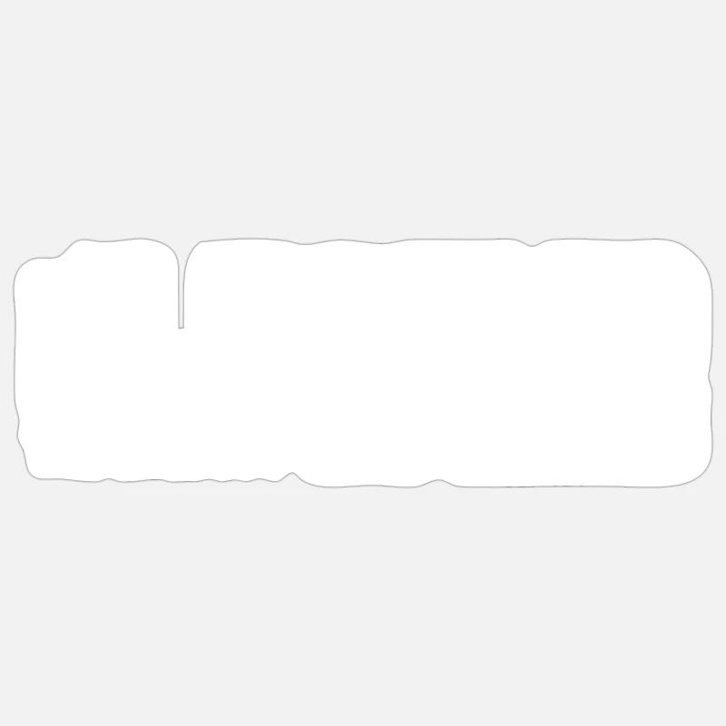THE LEGEND HAS RETIRED - Sticker size S (10 x 10 cm) - white matte
