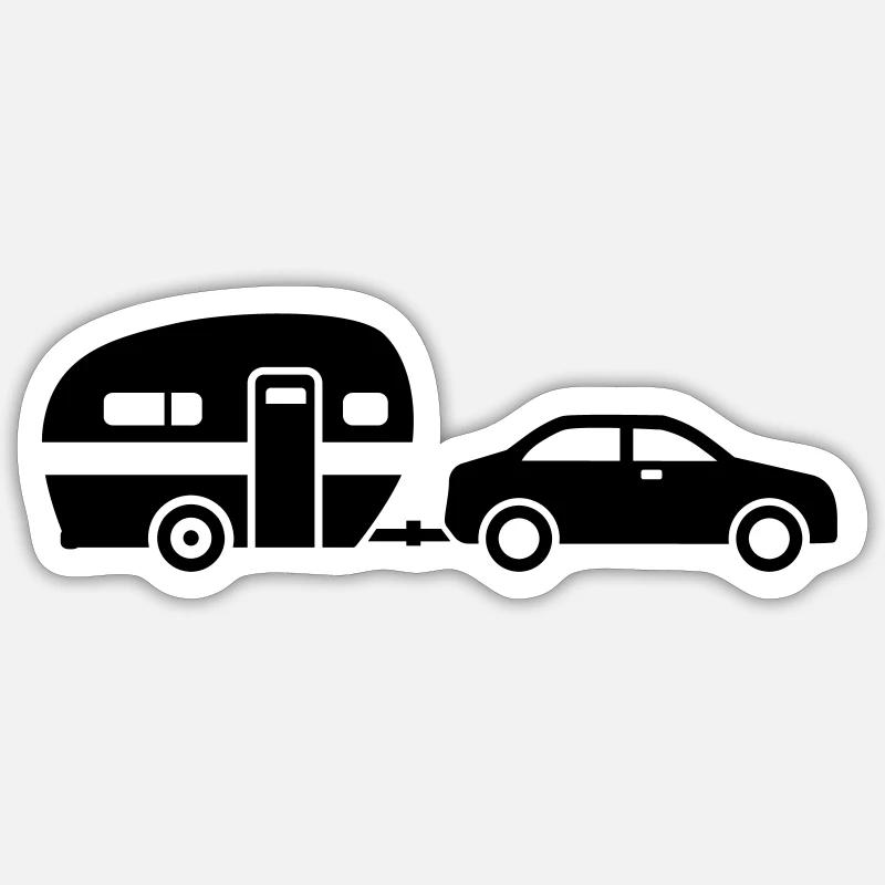 Caravan Sticker size S (10 x 10 cm)