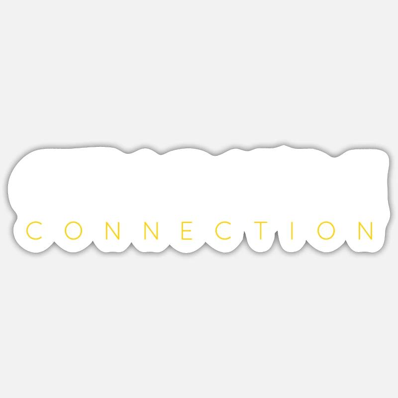 EastSide connection Mode - Sticker Größe S (10 x 10 cm) - Mattweiß