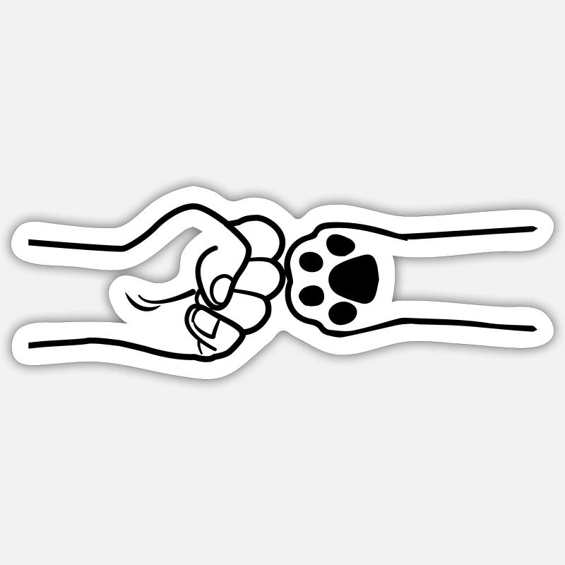 pawbump Sticker size S (10 x 10 cm)